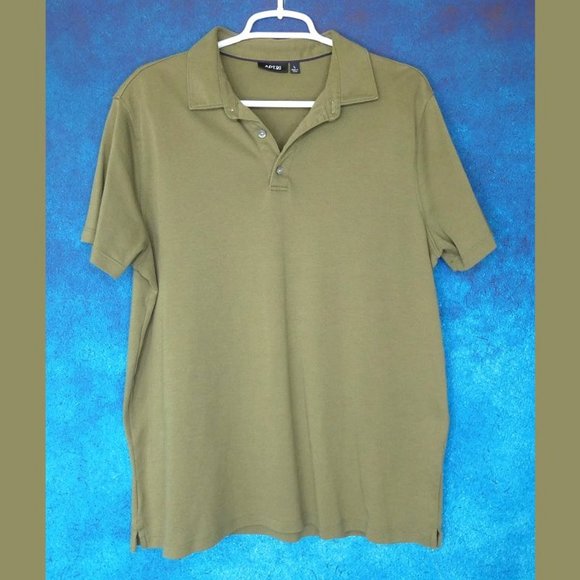 Apt 9 Men's Green Polo Golf Shirt Size Large - Picture 2 of 7